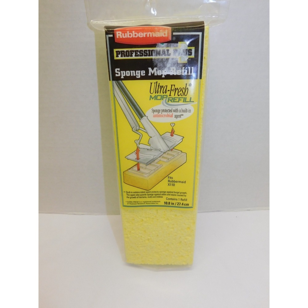 Rubbermaid Professional Plus Sponge Mop Refill Head X110